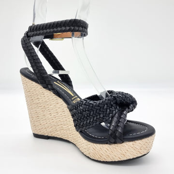 Vizzano 6283-2107 Wedge Sandal in Black